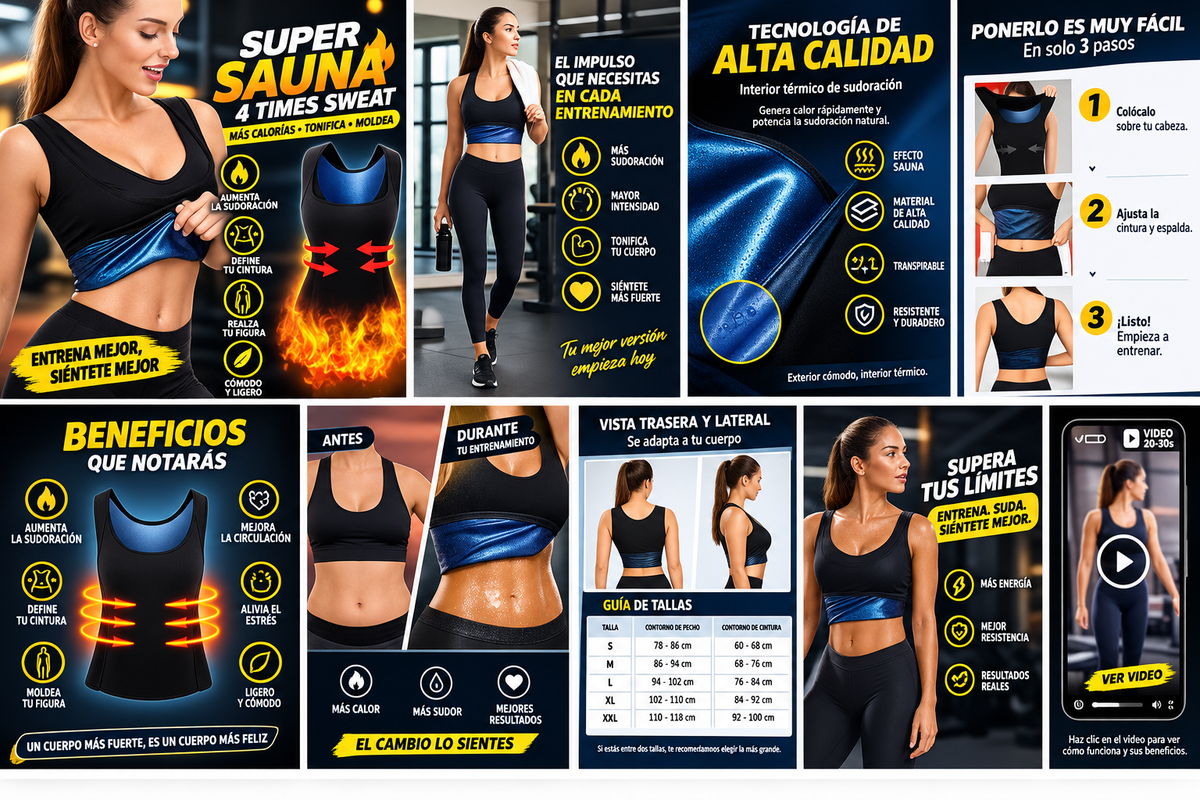 Camiseta Reductora Mujer Efecto Sauna